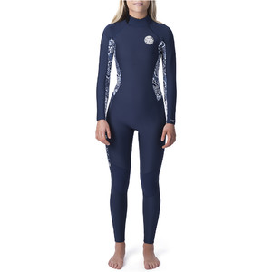 2020 Rip Curl 3/2mm Dawn Patrol 3/2mm Back Zip Neoprenanzug Dunkelblau Wsm9gs